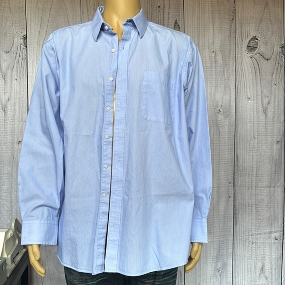 Tommy Hilfiger Men’s‎ Button Up. 17 1/2 (34-35). 100% Cotton